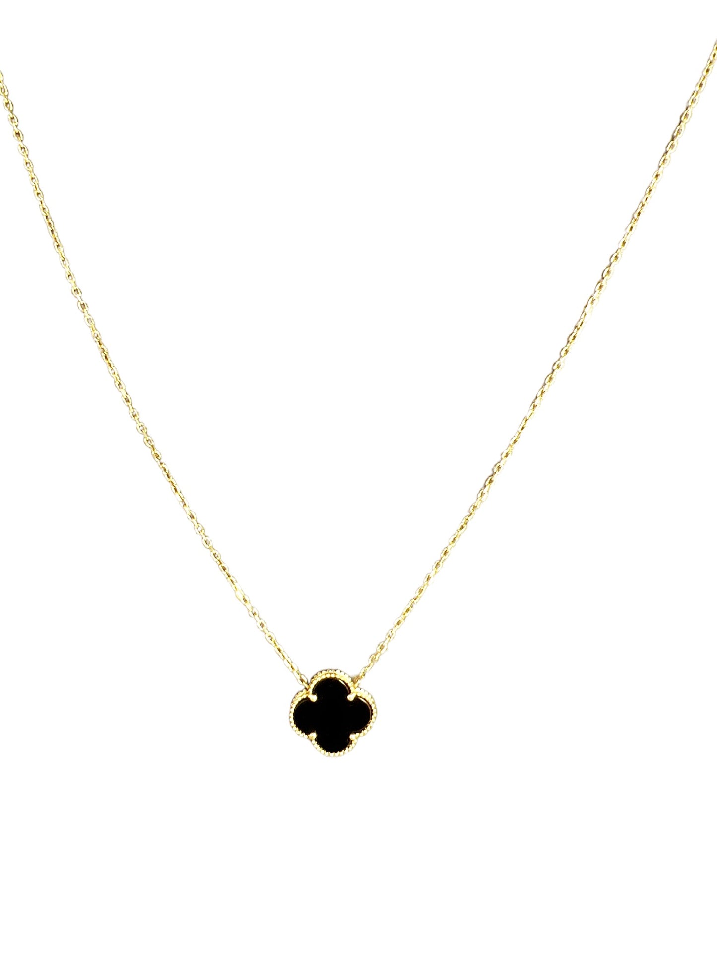14k gold Cuban link chain necklace Gold cross pendant