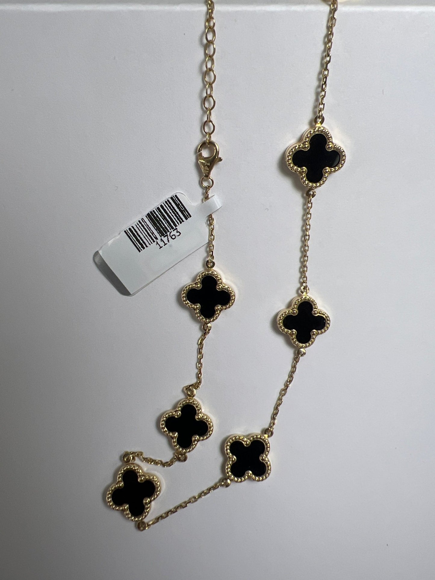 14k gold Cuban link chain necklace Gold cross pendant
