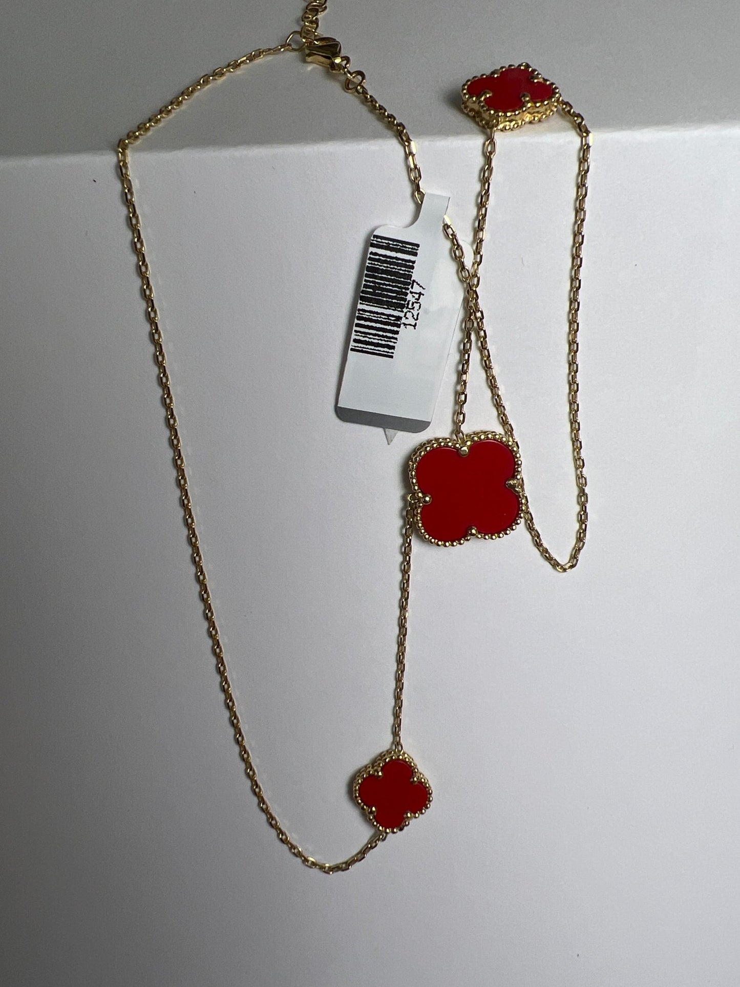 14k gold Cuban link chain necklace Gold cross pendant