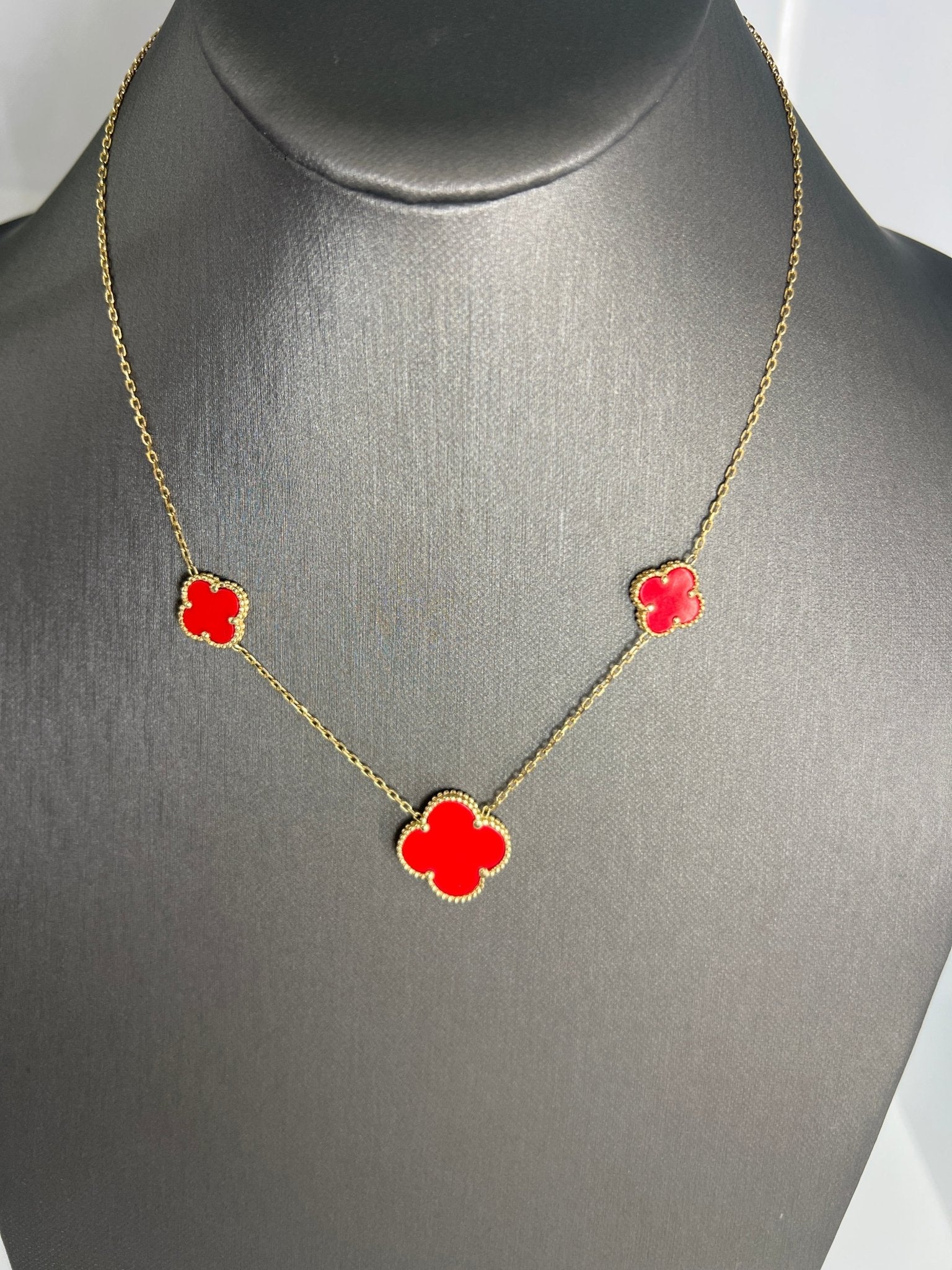 14k gold Cuban link chain necklace Gold cross pendant