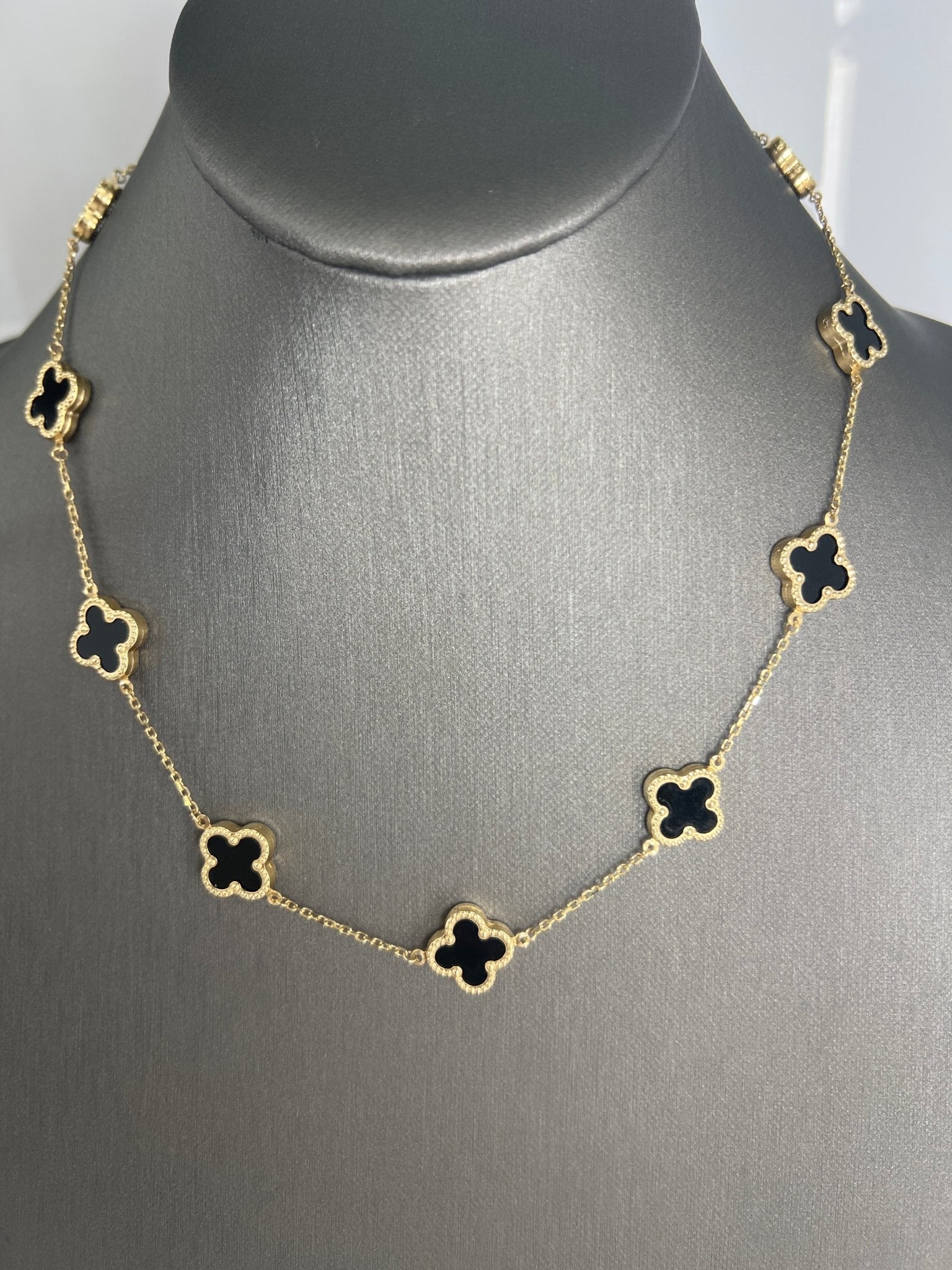 14k gold Cuban link chain necklace Gold cross pendant