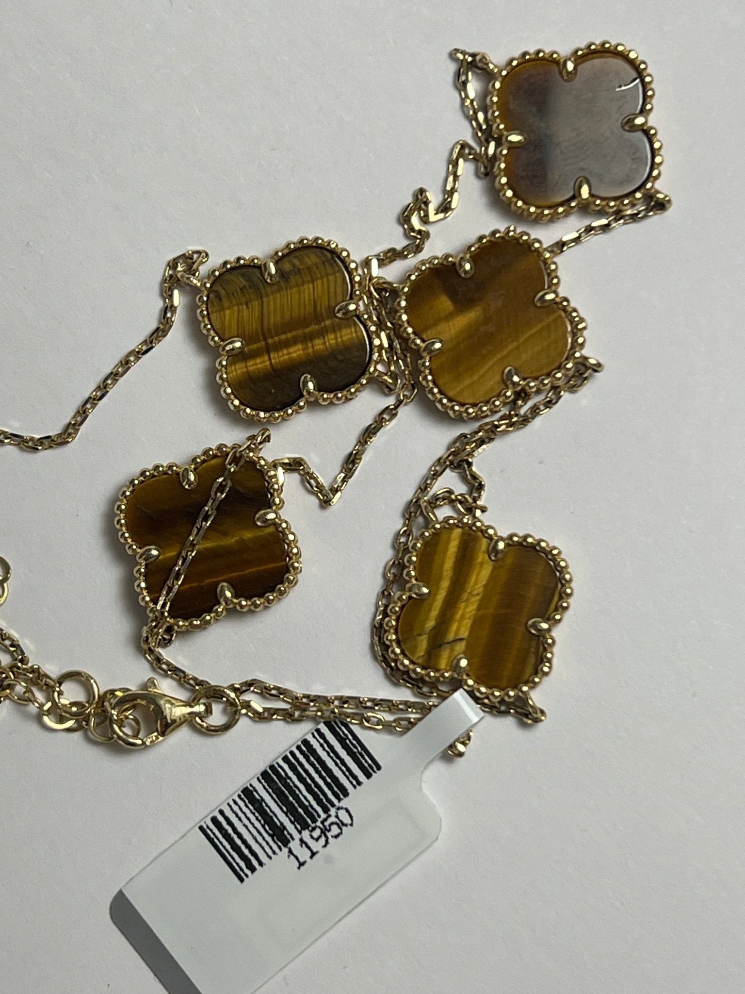 14k gold Cuban link chain necklace Gold cross pendant