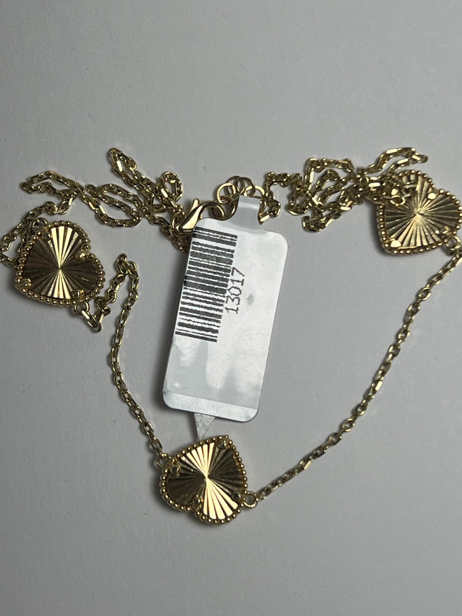 14k gold Cuban link chain necklace Gold cross pendant