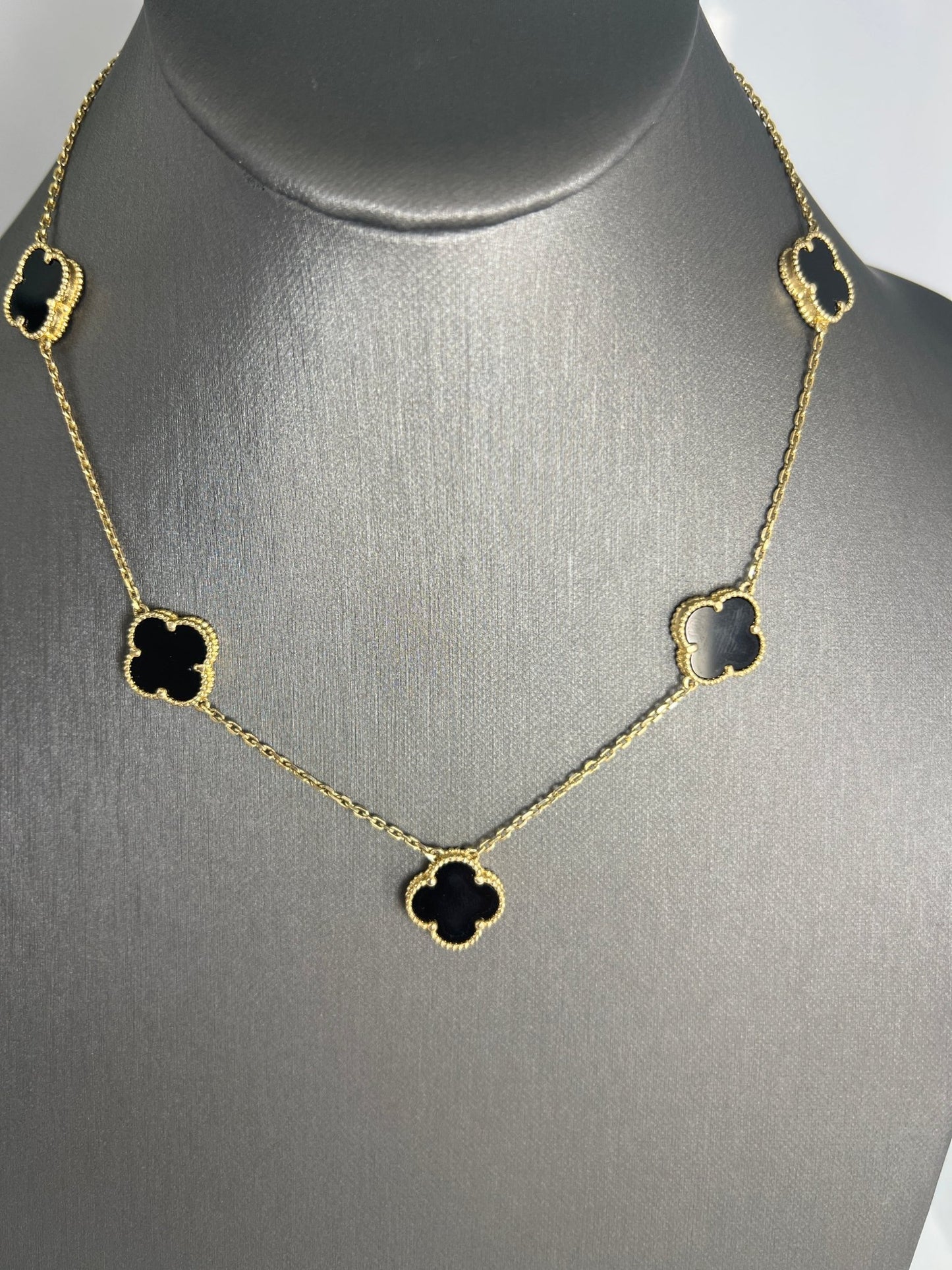 14k gold Cuban link chain necklace Gold cross pendant