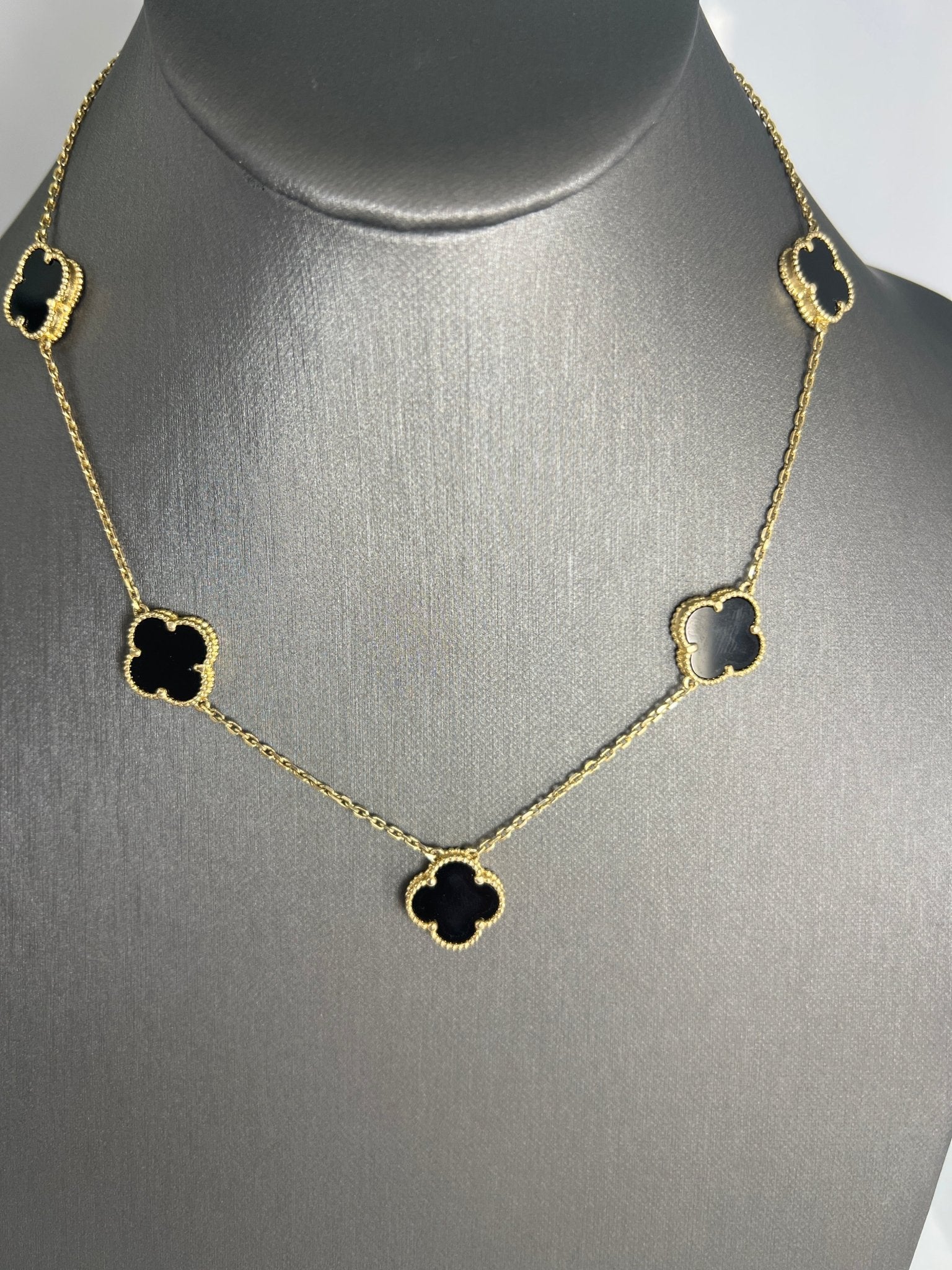 14k gold Cuban link chain necklace Gold cross pendant